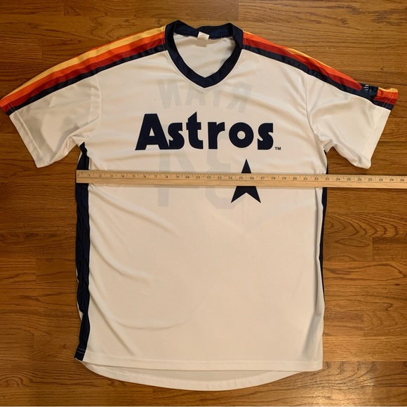 Nolan Ryan Houston Astros Mens Jersey Shirt Logo MLB Baseball Promo Batting XL - Picture 7 of 10
